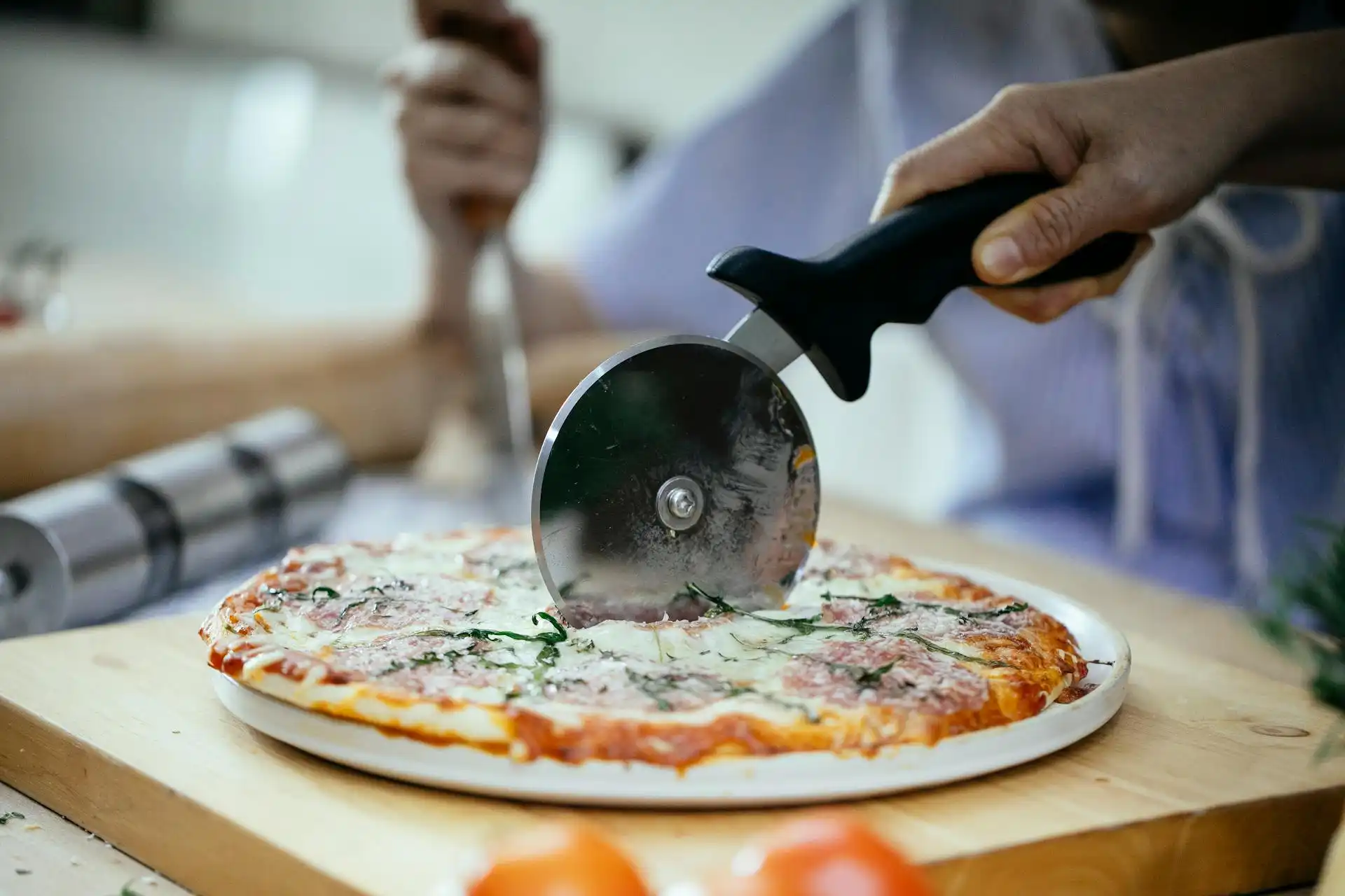 Accessoire roulette a pizza