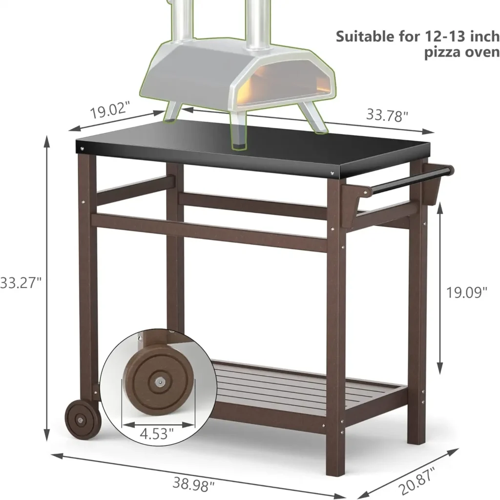 Dimensions du chariot Torva